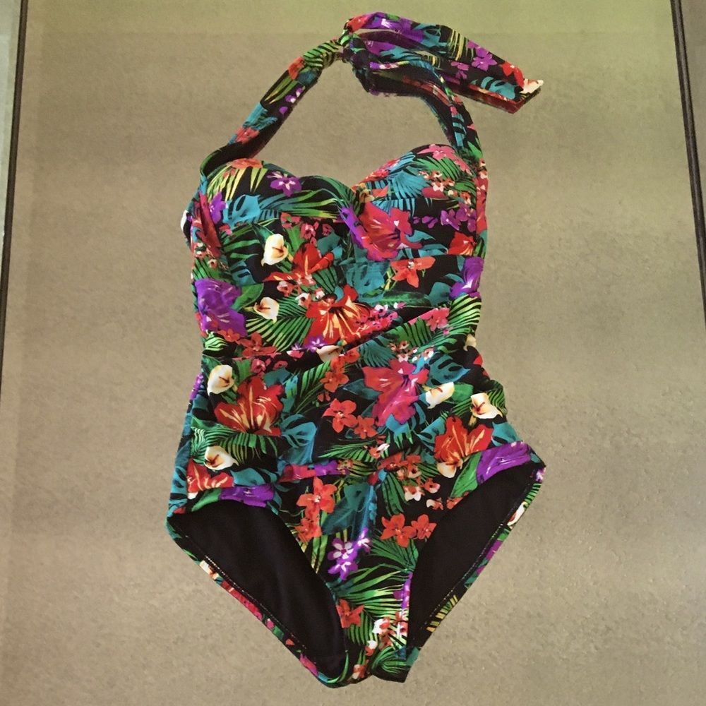 Catalina Floral print One Piece Swimsuit
